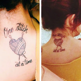 Fotos de tatuagens de coração na nuca feminina