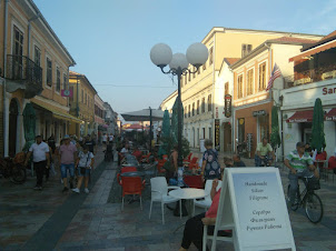 PJACA/ RRUGA KOLE IDROMENO pedestrian street in Shkoder.