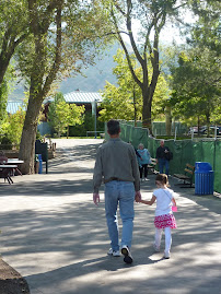 Walking in the Zoo - two best buddies