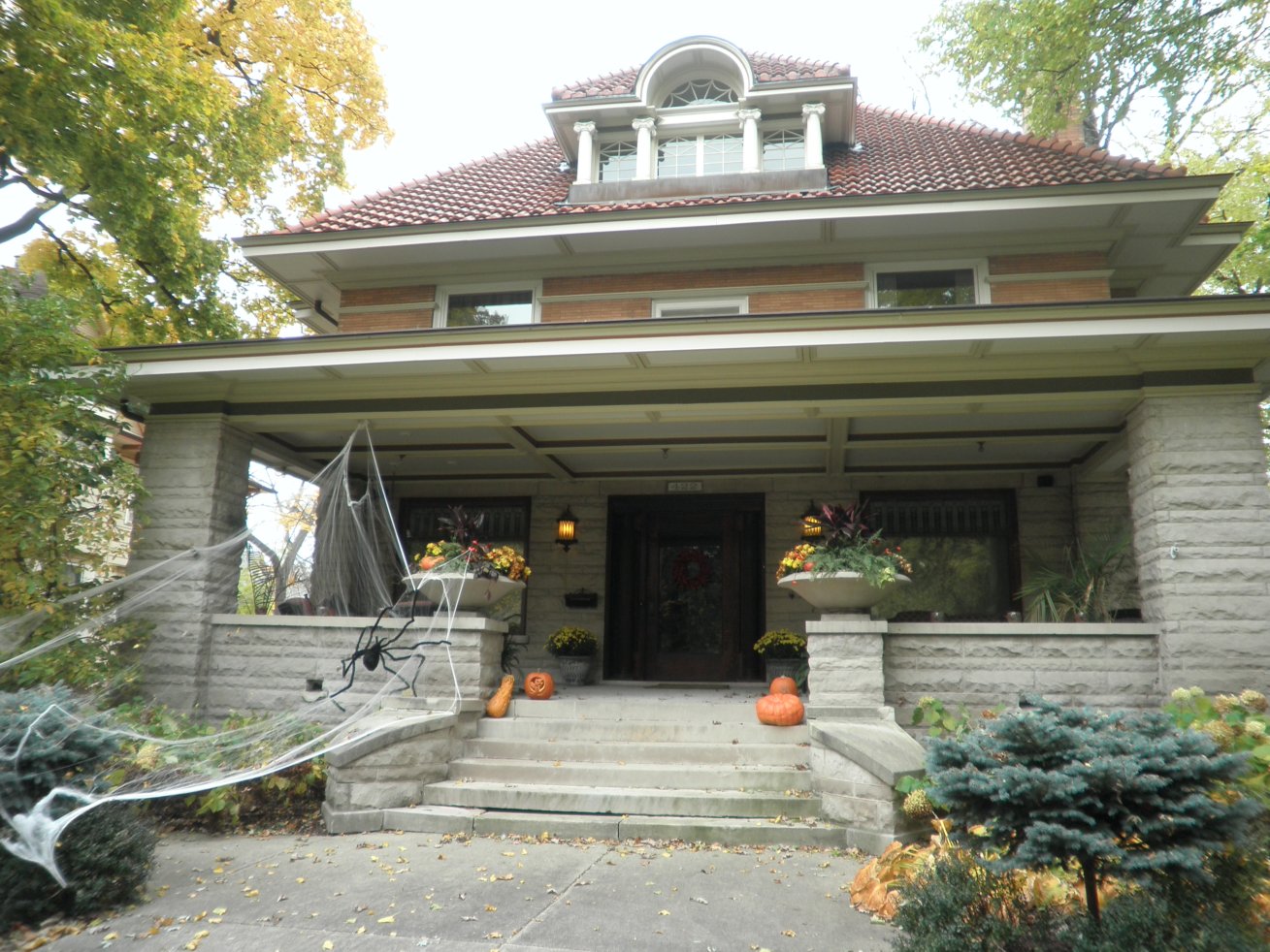 Halloween: decorazioni e addobbi delle case americane viaggi verde ... Decorazione di casa