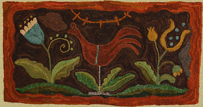 Out in the Garden from The Merry Hooker Woolens