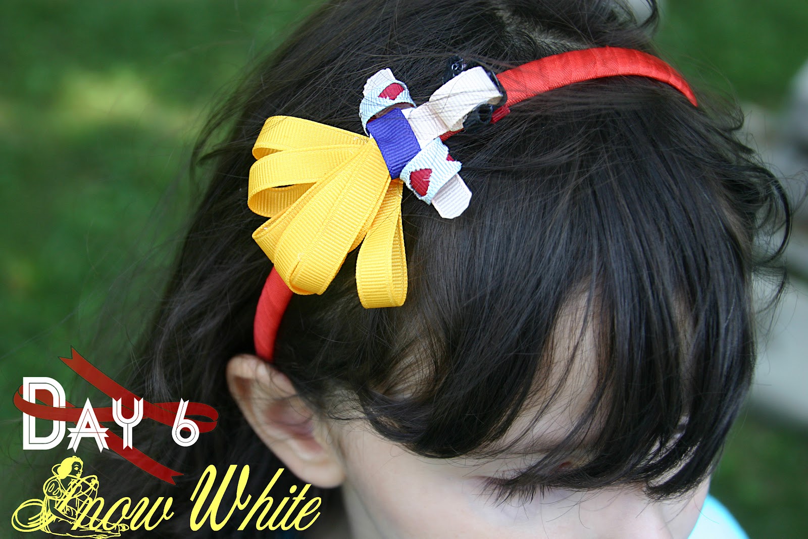 Grosgrain: Day 6: Snow White Inspired Disney Ribbon Sculpture Pattern