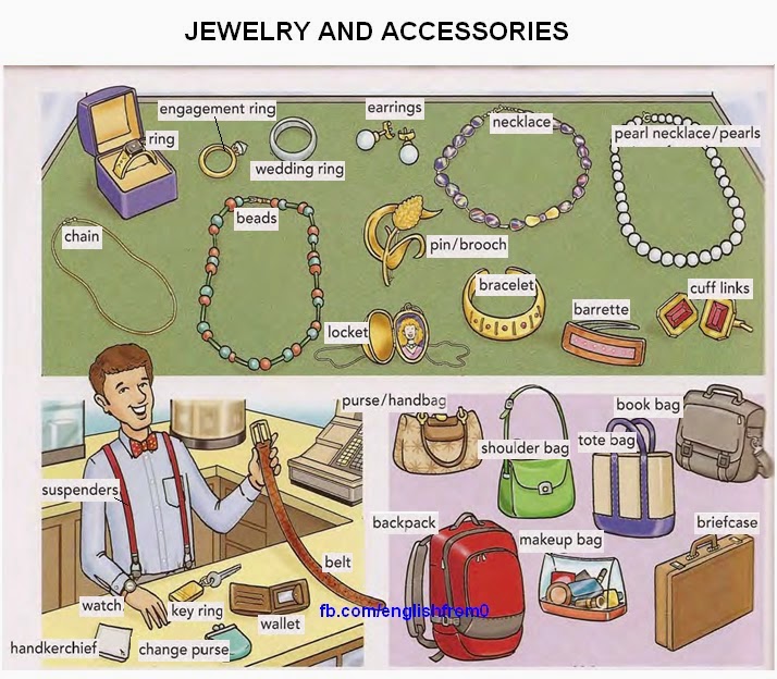 English For Beginners Jewelry and Accessories