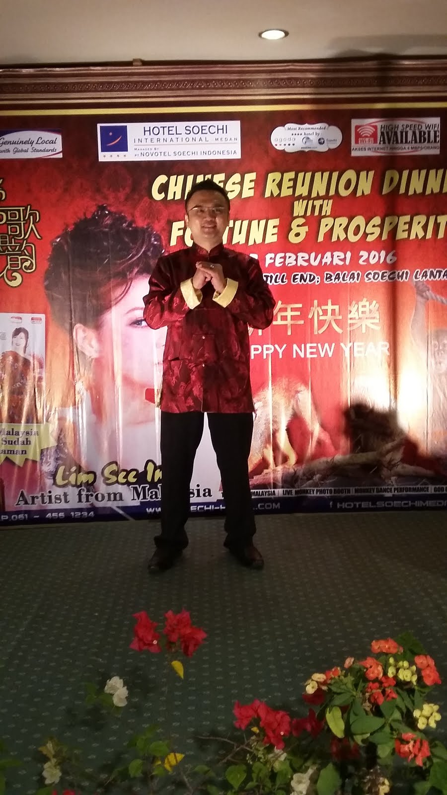 MC at CHINESE REUNION DINNER WITH FORTUNE & PROSPHERITY