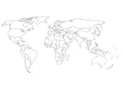 Mapa Mundi para colorir mapa mundi para colorir