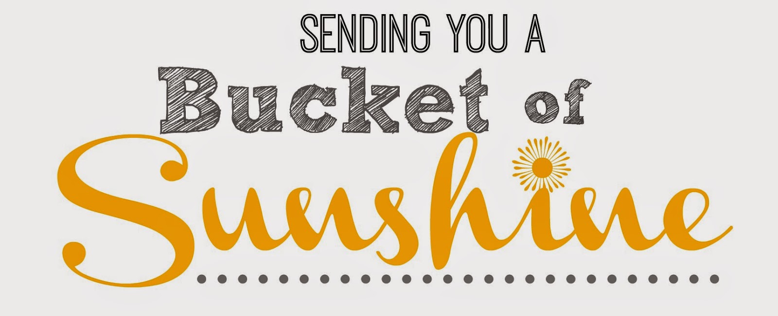 Cook and Craft Me Crazy Bucket of Sunshine