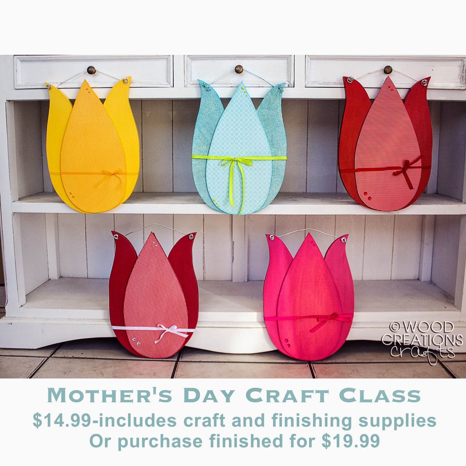 WOOD Creations Mother's Day Gift Craft Class