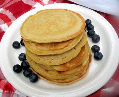 Chickpea Flour Breakfast Pancakes