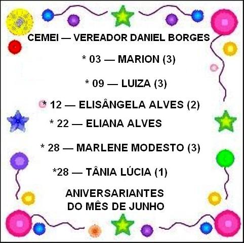 FELIZ ANIVERSÁRIO PARA VOCÊ!!!