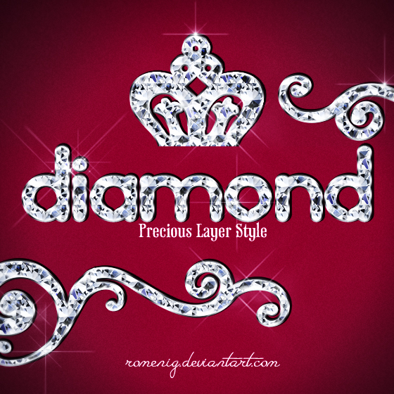 Efeito Amazing Free Diamond Style