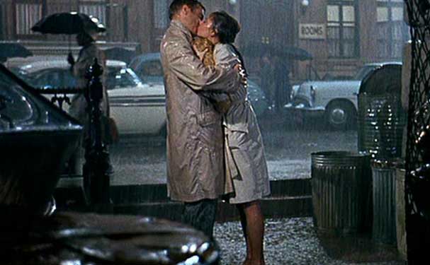 audrey hepburn kissing