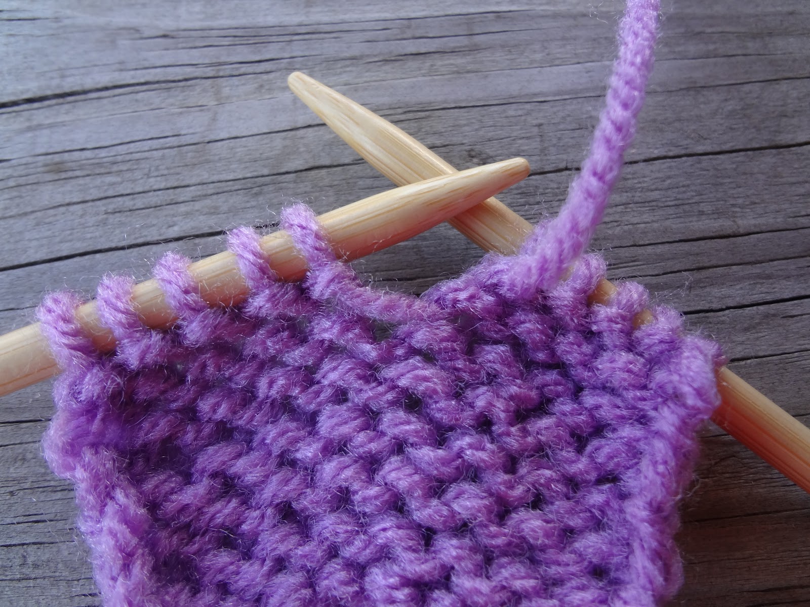 Fiber Flux How to Work the Purl Stitch