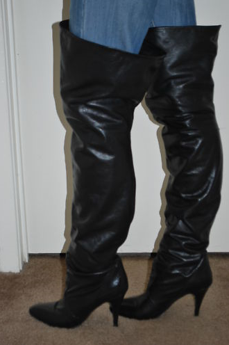 thigh boots size 10