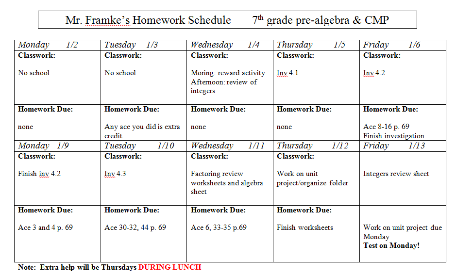 Homework sheet generator image