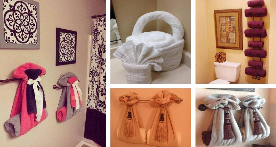 15 Diy Pretty Towel Arrangements Ideas, That Will Make Your Bathroom