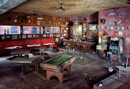 11-Bar-Pub-with-Pool-Table-Photographer-Lori-Nix-Model-Making-Painting-Photography-www-designstack-co