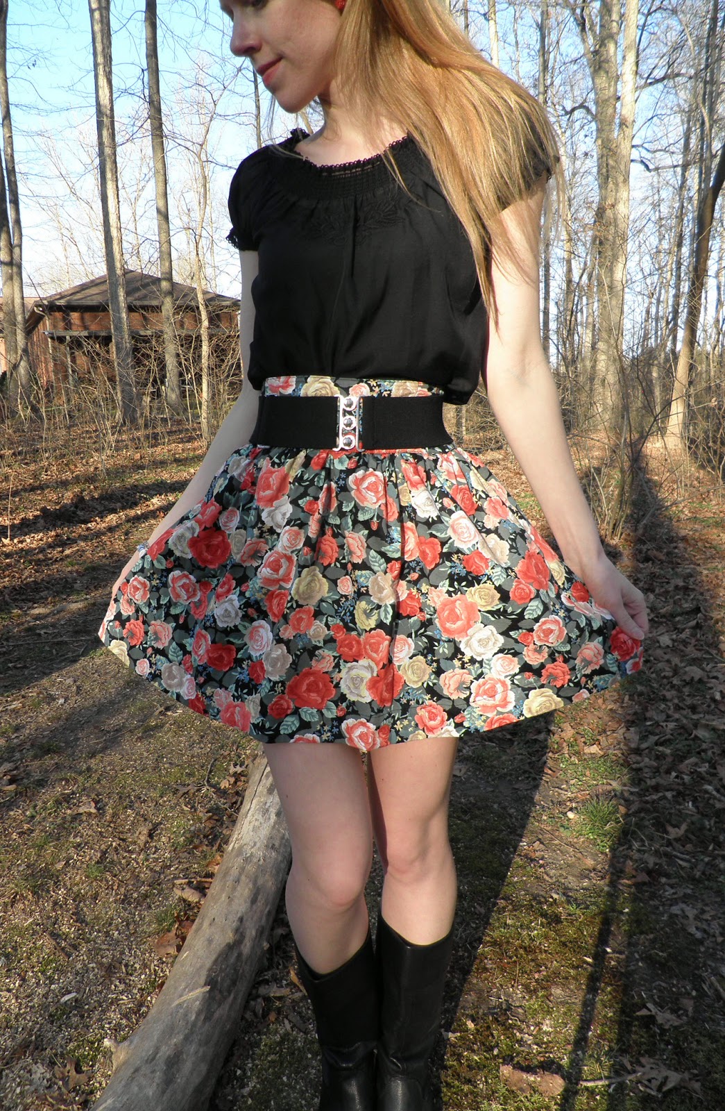 Buy Floral black skirt tumblr photo picture trends Buy Floral black skirt tumblr photo picture trends