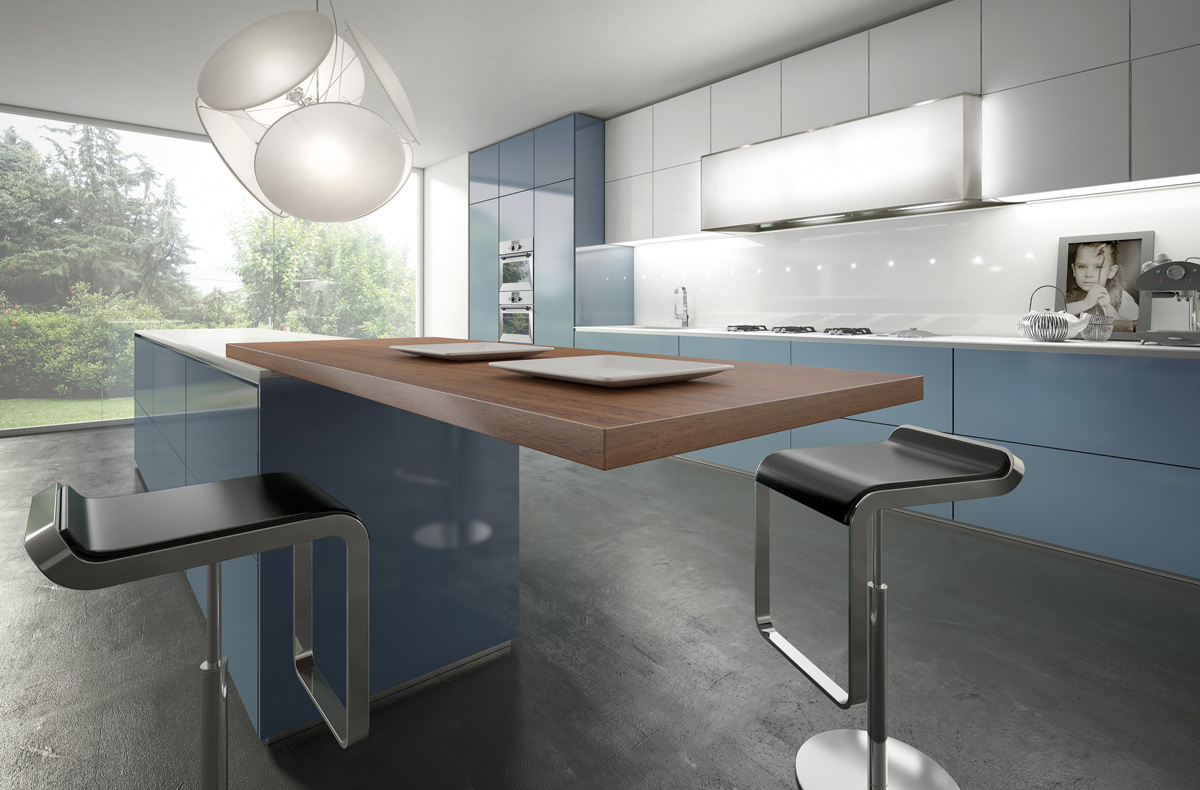 AZUL & BLUE: Cocinas, color y algo más en primavera I