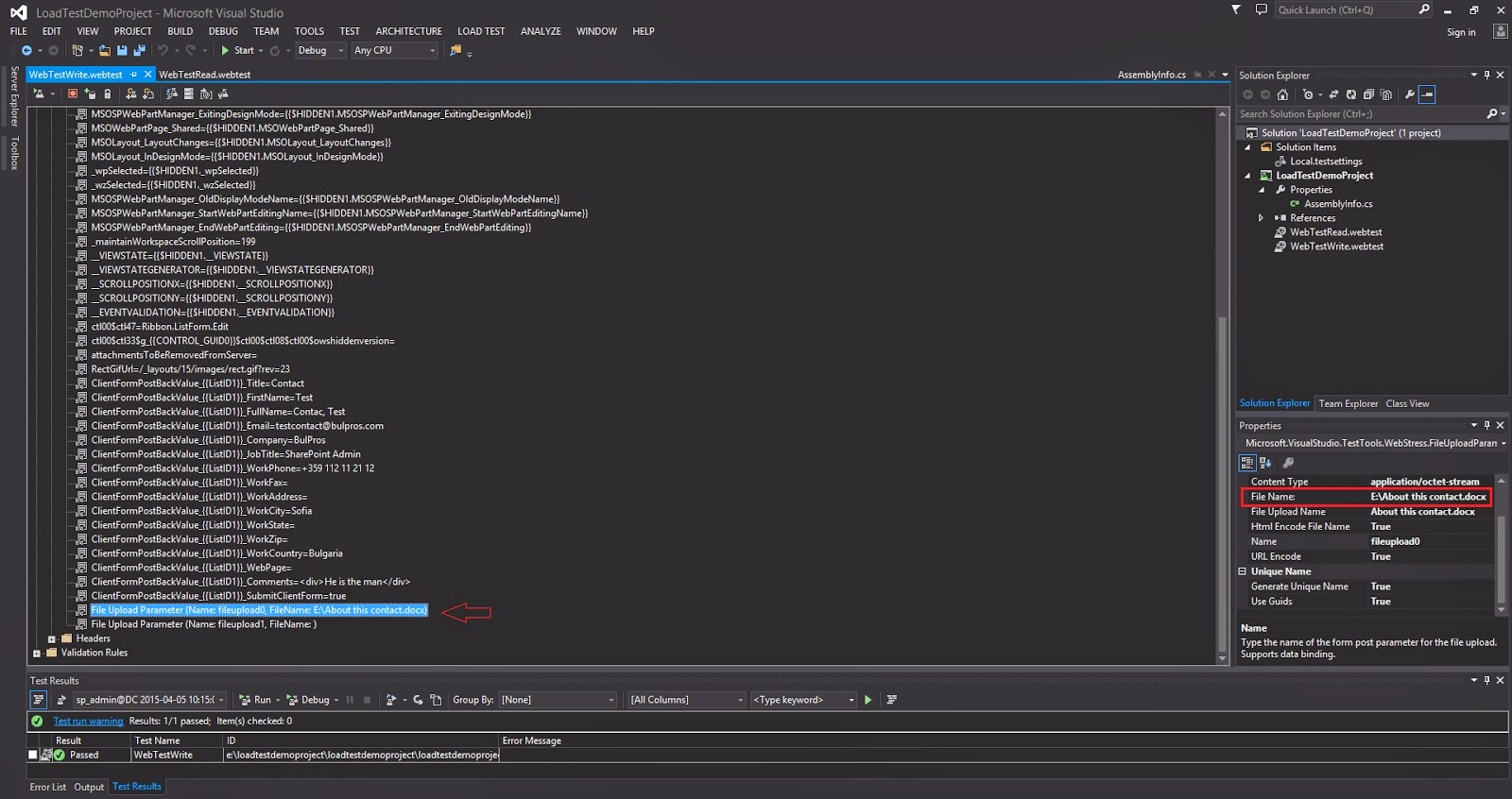 Edit FileName Property Edit FileName Property