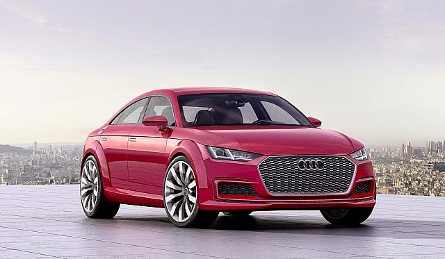 yeni audi fuarda..