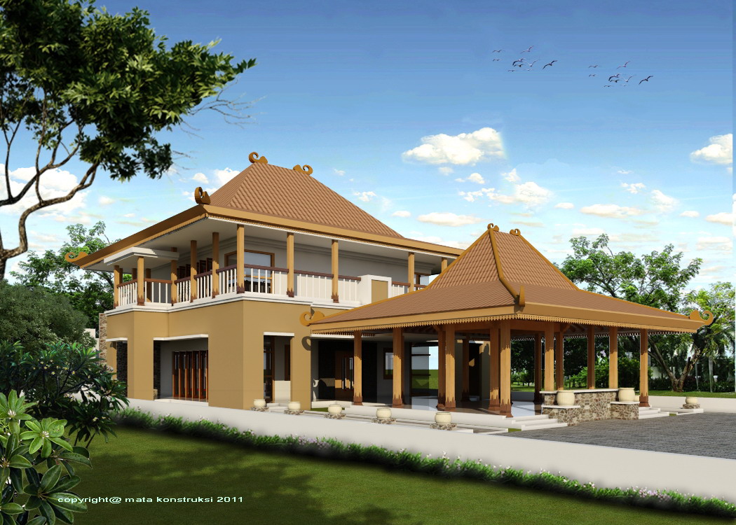 105 Denah Rumah Joglo Modern Minimalis | Gambar Desain Rumah Minimalis