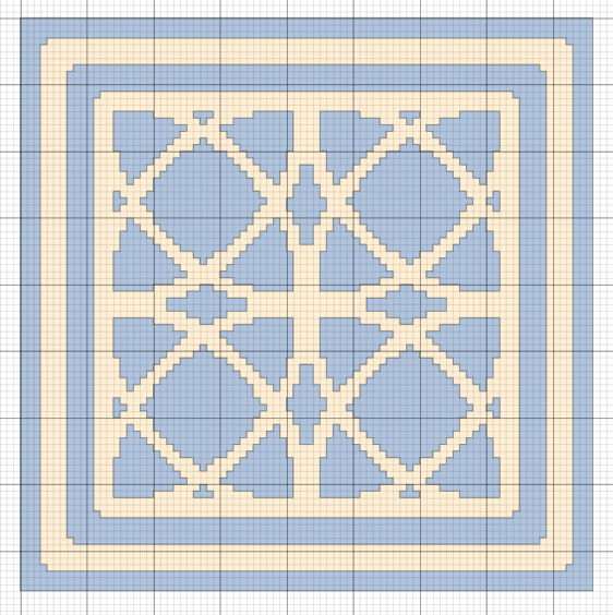 Imaginesque: Cross Stitch Pattern for Pincushion or Biscornu