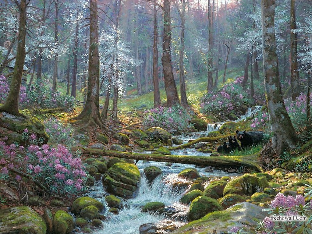 ♥ Secret Garden ♥.·*¨¨ GARDEN PAINTING 