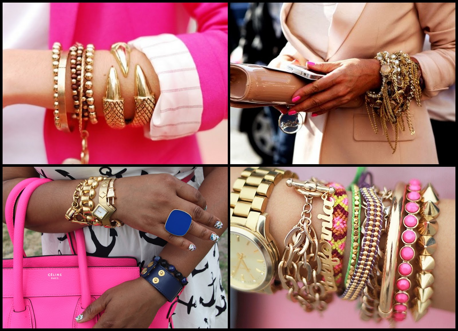 Ninelly Arm Candy. Bracelet Stacking