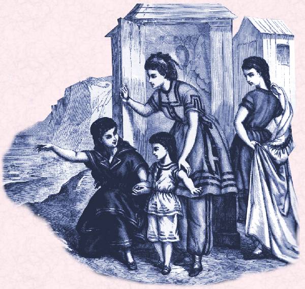 История купального костюма. Викторианские купальники.