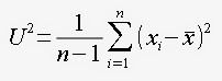 不偏分散(Unbiased Variance) 不偏分散(Unbiased Variance)