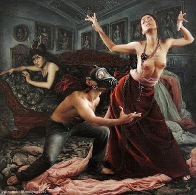 surrealismo-retratos-mujeres-pintura-alexandra manukyan Surrealismo Retratos Mujeres Pintura Alexandra Manukyan