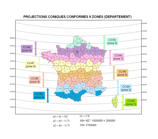 Le guide SIG en collectivités RGF 93 et Lambert 93