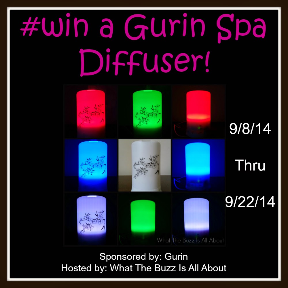 Gurin Spa Diffuser Giveaway Gurin Spa Diffuser Giveaway