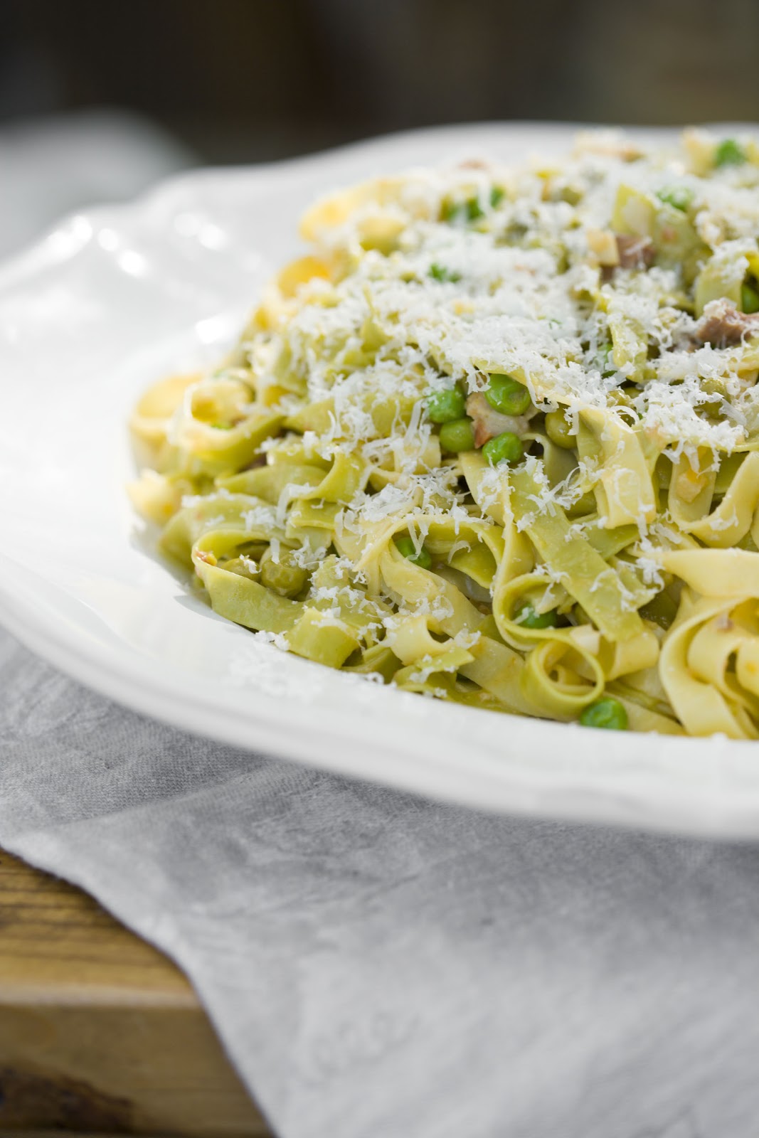 Rosanna's Table Talk Paglia e Fieno (Straw and Hay Pasta)