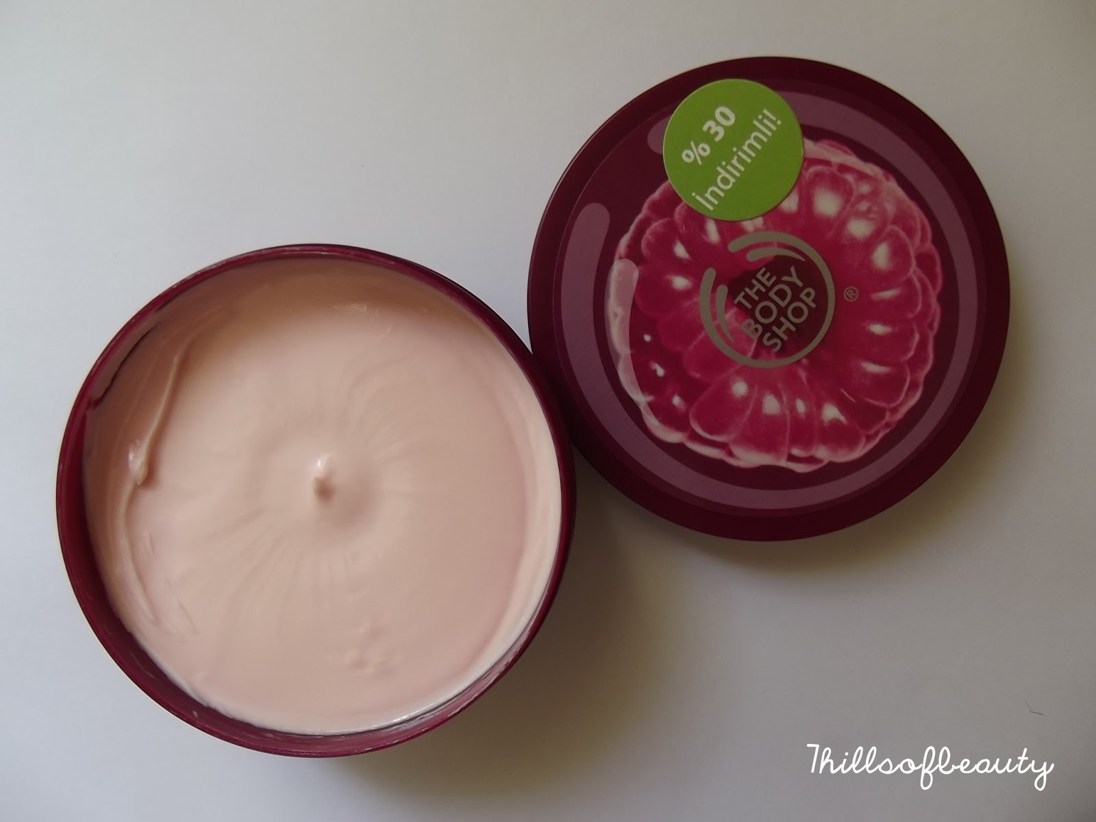 The Body Shop Raspberry and Coconut Body Butters 7 hills of beauty