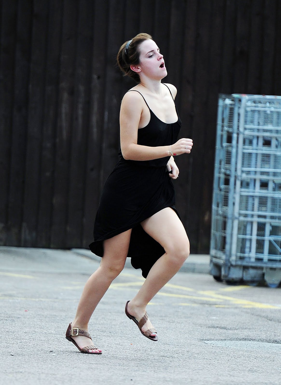 Emma Watson Jogging