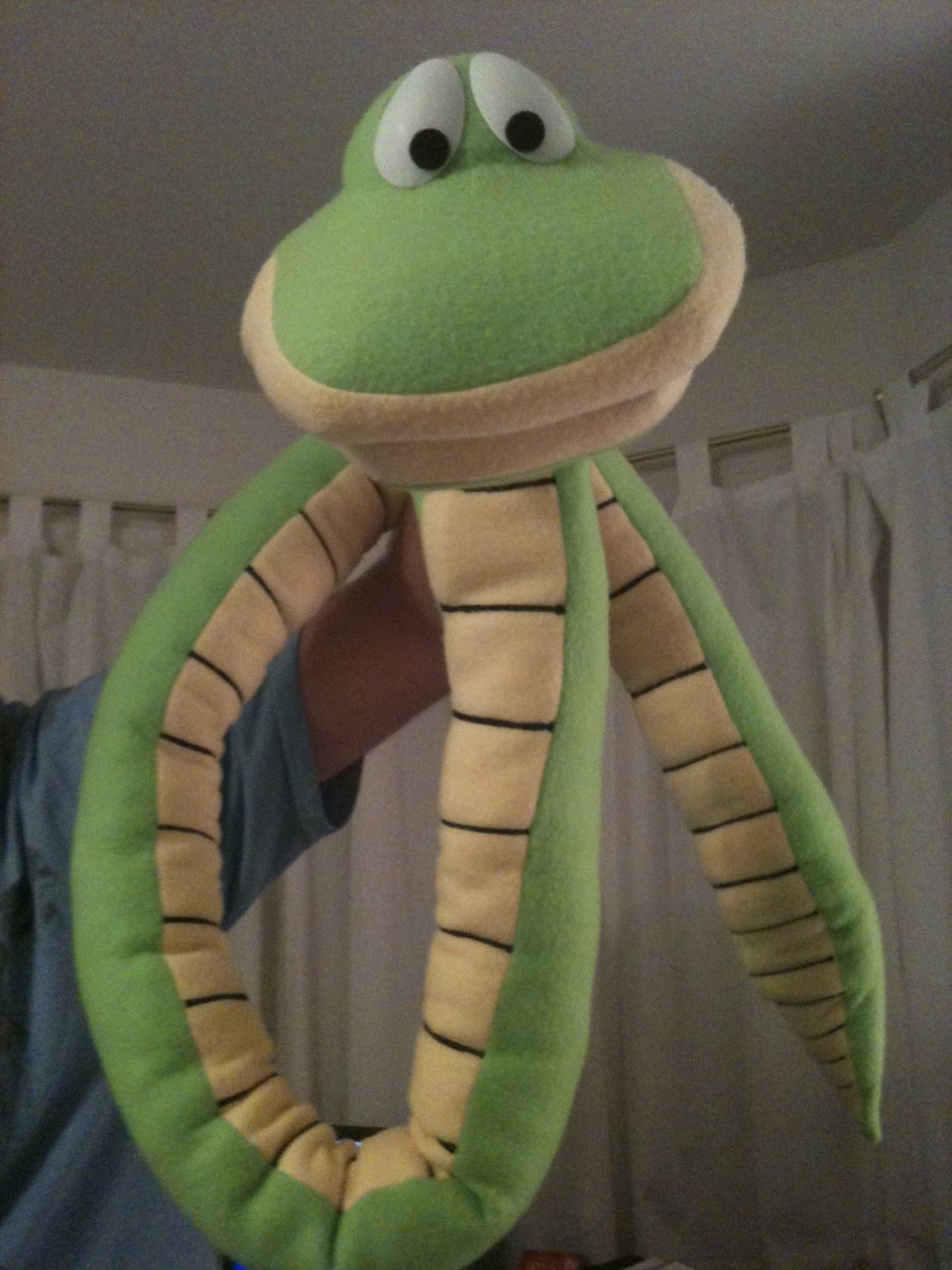rubber snake hand puppet