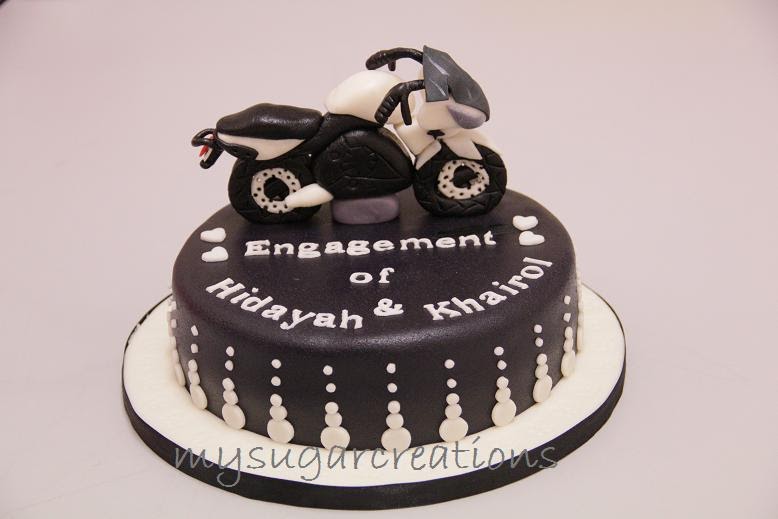 My Sugar Creations (001943746M) Motorbike Hantaran Cake