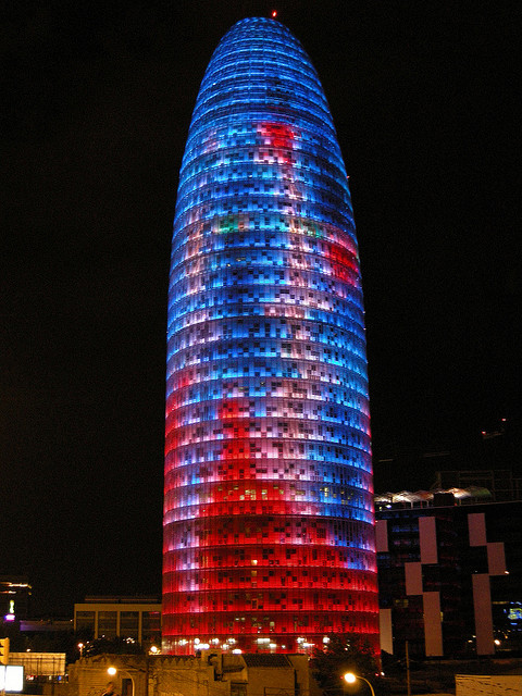 Torre Agbar by carlinhos75, on Flickr Barcelona Torre Agbar