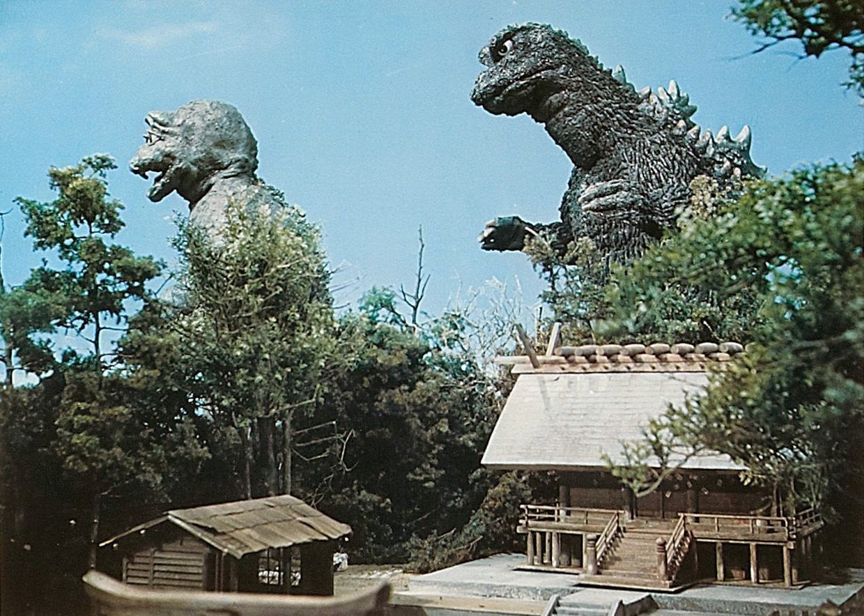 Bakers Log: Pix from Godzilla movies. Just because 