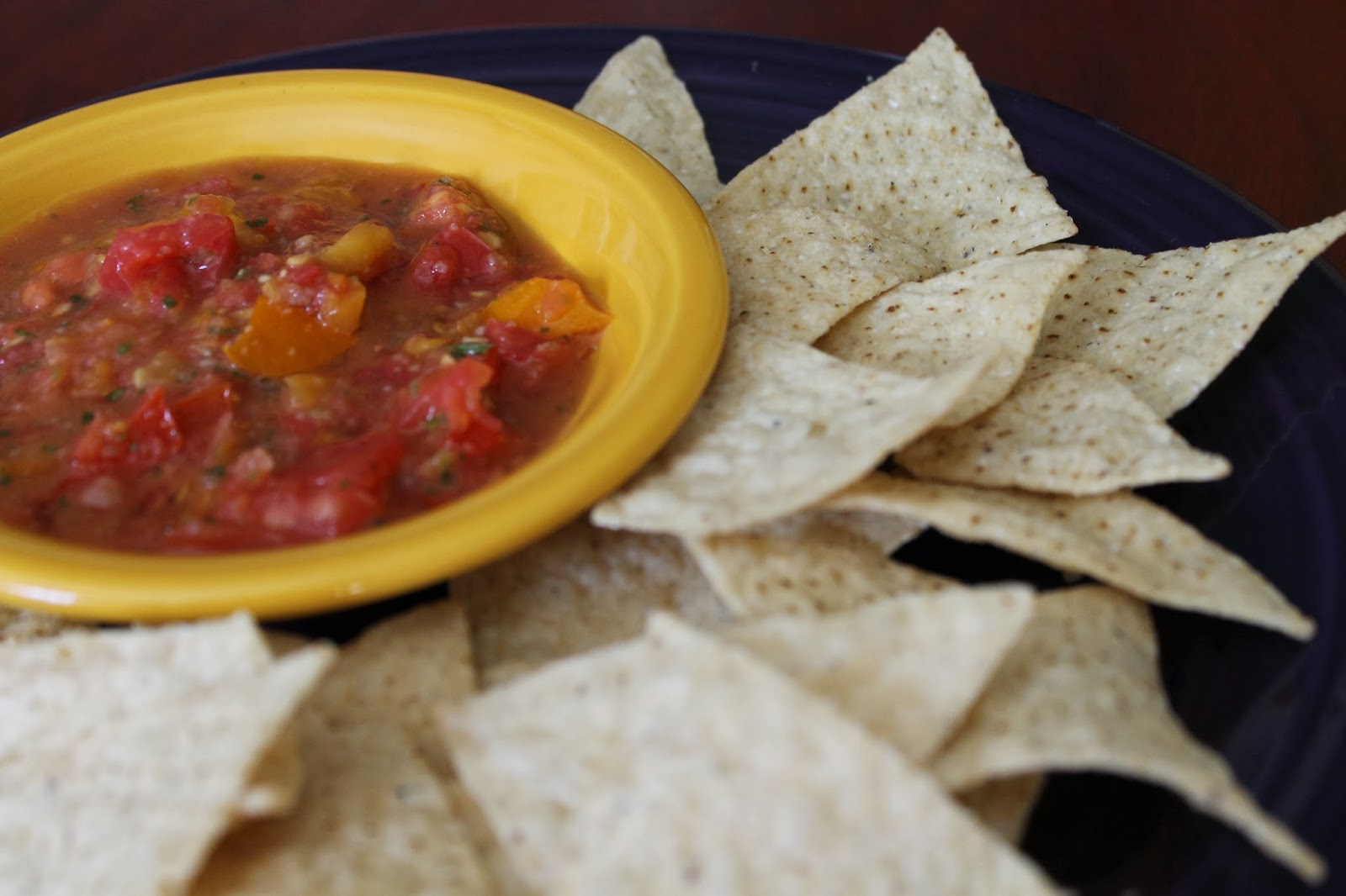 Easy Food Processor Salsa The Little Things Journal