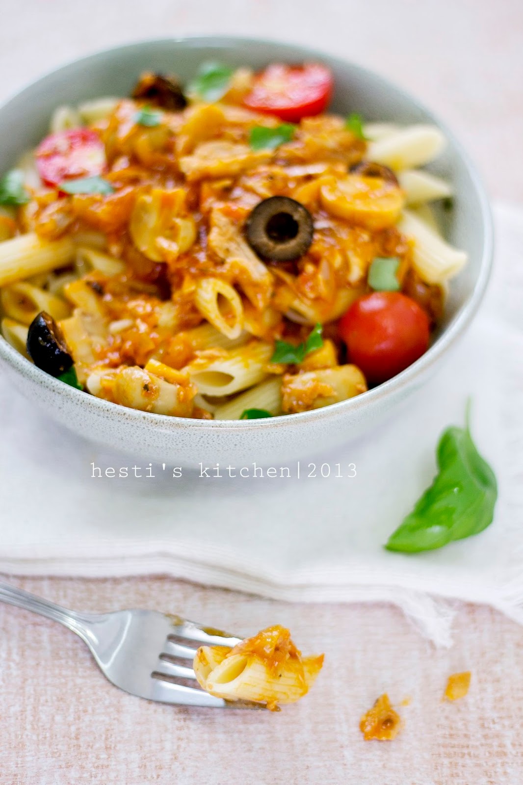 HESTI'S KITCHEN yummy for your tummy Penne Tuna Bolognese