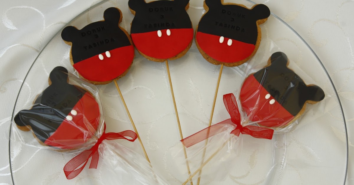 Denizkızı Pasta&amp;Kurabiye Mickey Mouse Kurabiyeleri