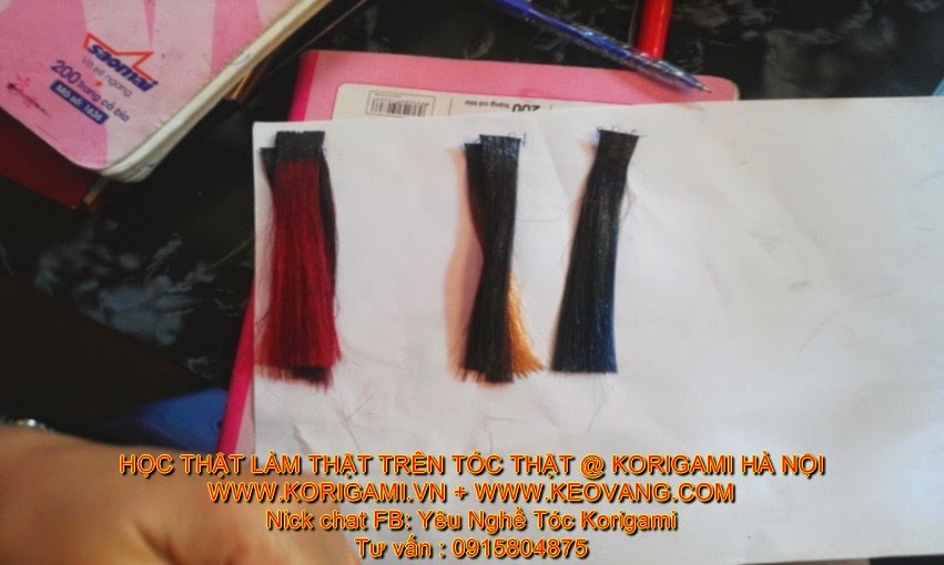 THỰC TẾ, HỌC NHUỘM TÓC THẬT, ĐẢM BẢO, BIẾT PHA CÁC MÀU, TIẾT HỌC, NHUỘM TÓC, CHUYÊN NGHIỆP, KORIGAMI, KHÓA HỌC
