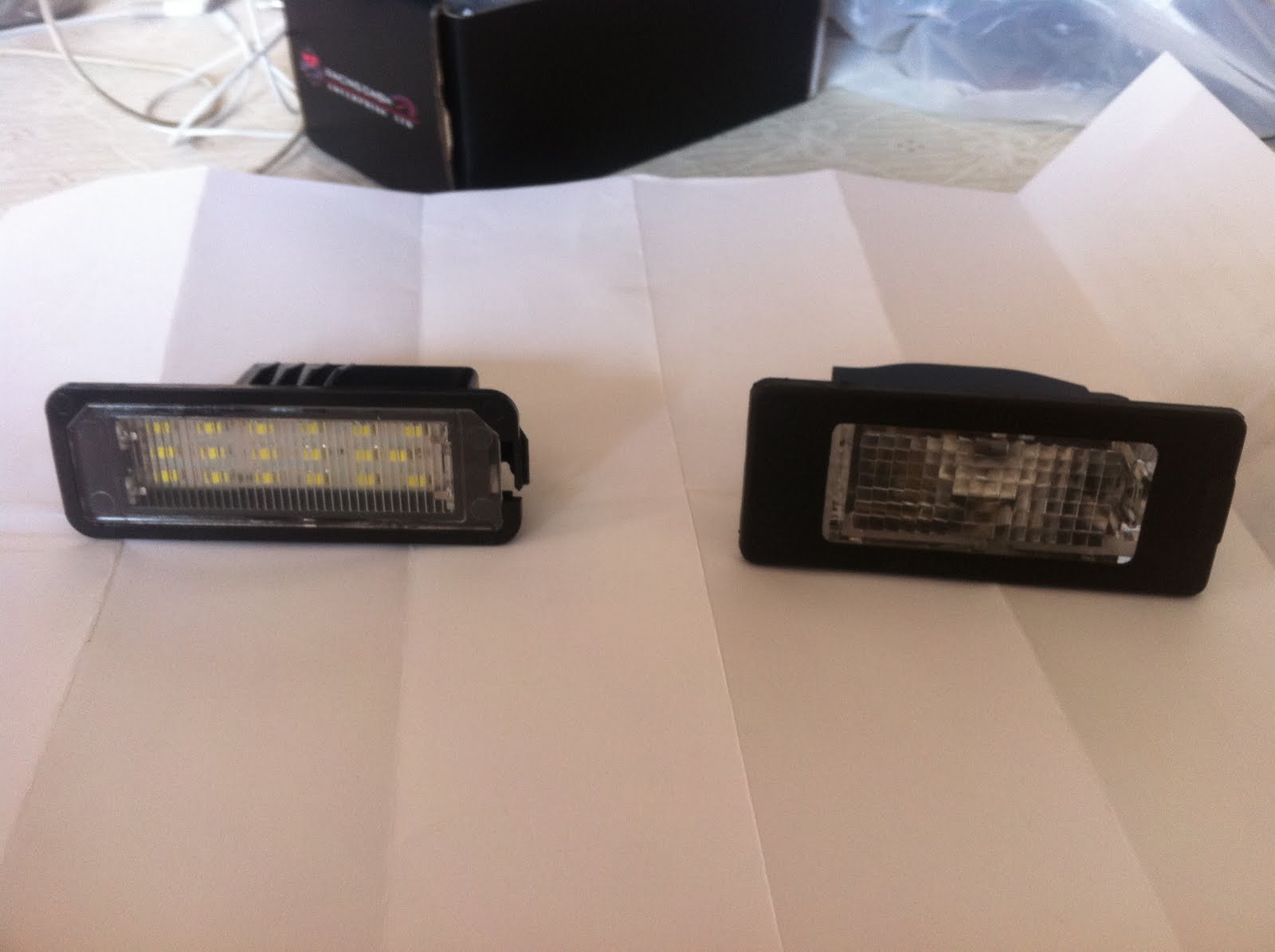 Vw Surf Golf MK6 18 LED license plate lights (R Dash) adaptation