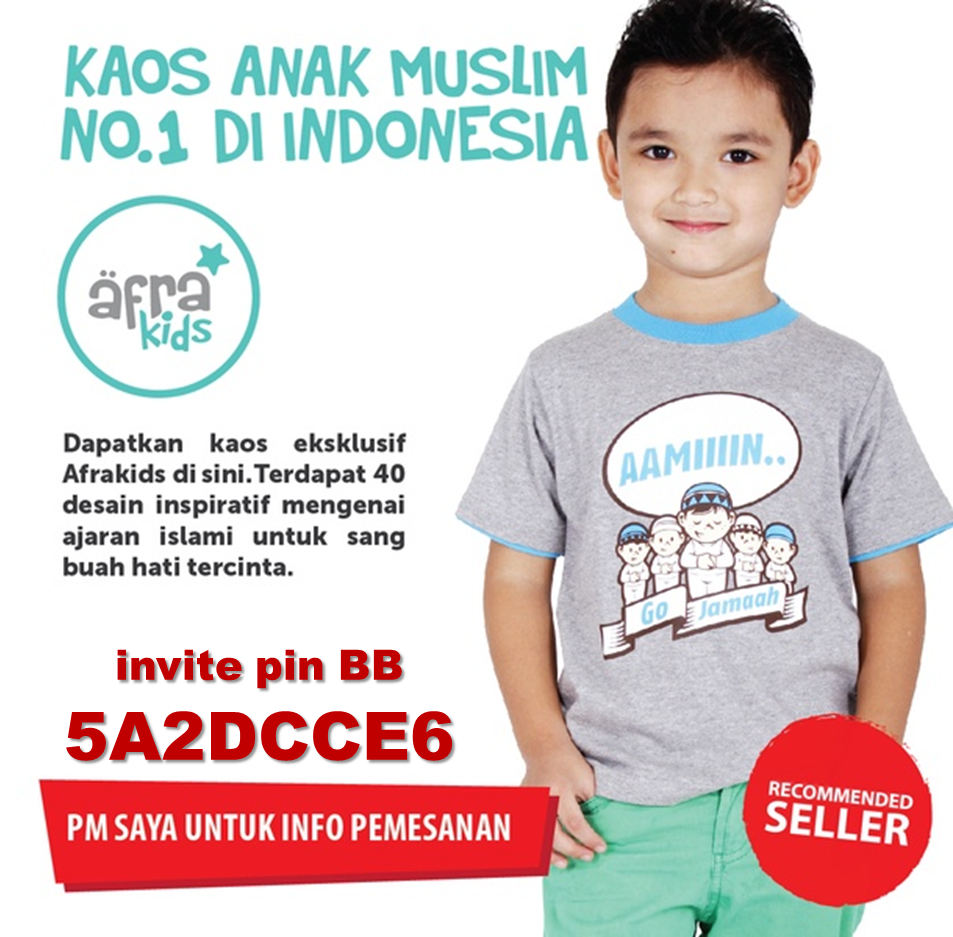 Afrakids Kaos Muslim Anak