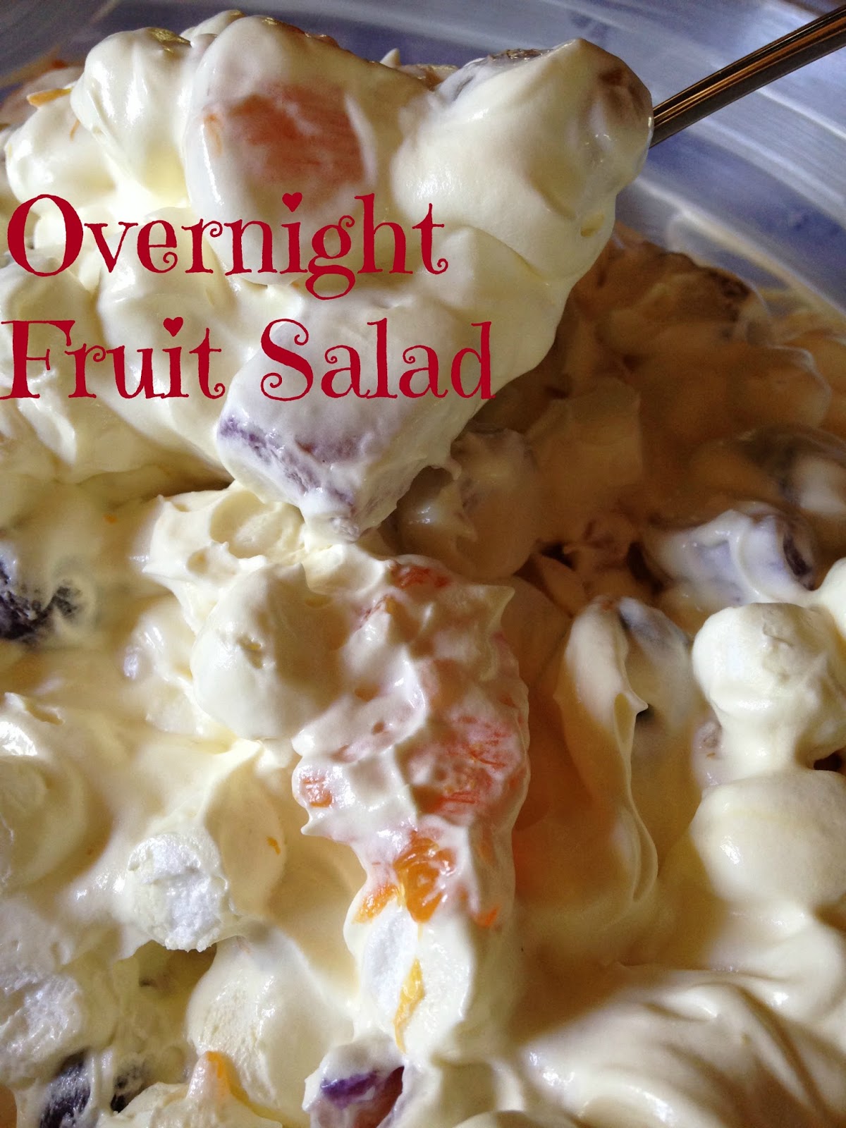 Turnips 2 Tangerines Overnight Fruit Salad