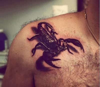 tatuagem de escorpião 3d