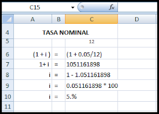 INTERES NOMINAL interes nominal: