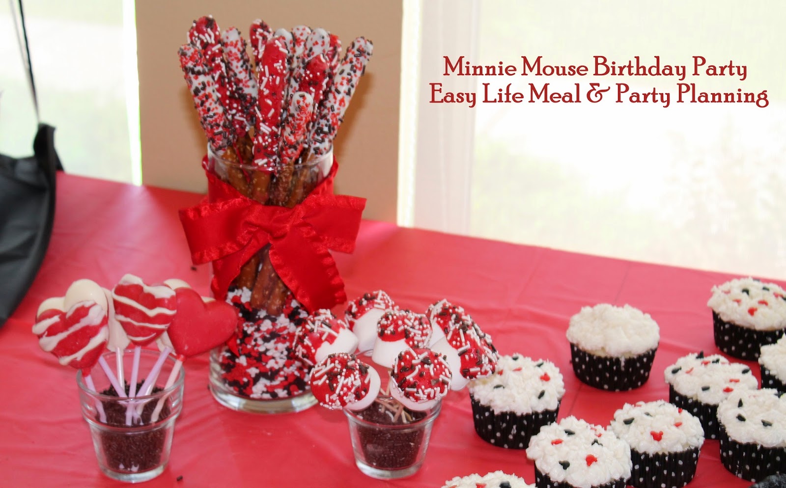 It's a Party - Minnie Mouse Birthday Party - Easy Life Meal & Party Planning